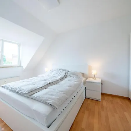 Edle Dg Maisonette Mit Balkon, Wohnzimmer, Arbeitszimmer, Waschmaschine, Ausstattung, Zentral Apartment Furstenwalde